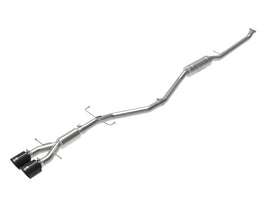 aFe Takeda 2.5in 304SS Cat-Back Exhaust System w/ Black Tips 17-20 Honda Civic Si Sedan I4 1.5L - 49-36619-B