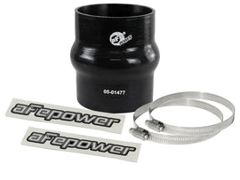 aFe Magnum FORCE Intake Coupling Kit (3-1/8 IN ID x 4 IN L) Straight Coupler w/ Hump - Black