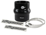 aFe Magnum FORCE Intake Coupling Kit (3-1/8 IN ID x 4 IN L) Straight Coupler w/ Hump - Black