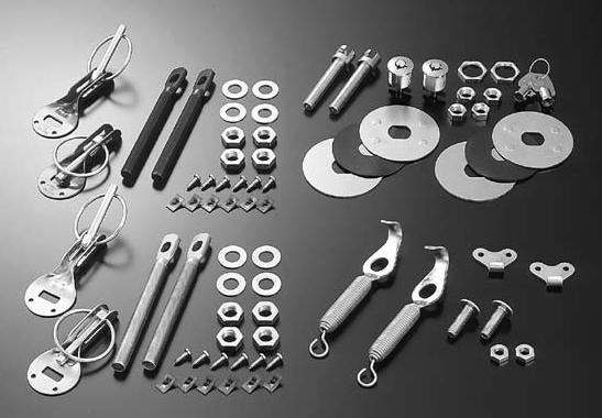 Cusco Body Pins For Hood Aluminum-Black, Universal - 00B 817 AB