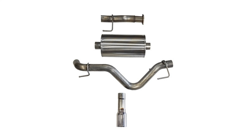 Corsa 16-23 Toyota Tacoma 3.5L V6 Double Cab 5ft Bed Sport Cat-Back Single Side Exit w/ Polished Tip - 14918