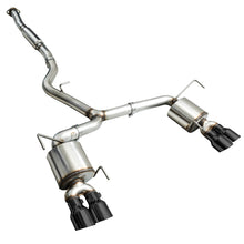 Load image into Gallery viewer, AWE Tuning 2015+ Subaru WRX VA Sedan Touring Edition Exhaust - Diamond Black Tips (102mm) - 3015-43102