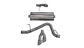 Corsa 2015-2020 Chevy Tahoe/GMC Yukon Cat-Back Exhaust Sport 3in Single Side Twin Polished 4in Tips - 14859