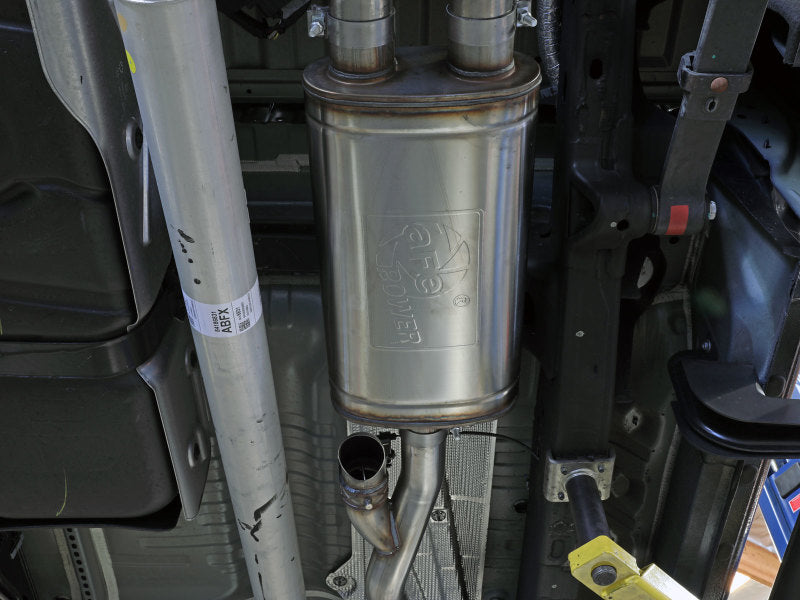 aFe Gemini XV 3in 304 SS Cat-Back Exhaust w/ Cutout 19-21 GM Silverado/Sierra 1500 V8 - 49-34138