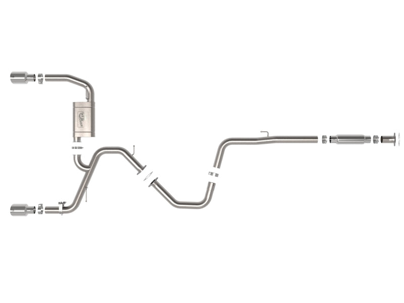 aFe Takeda 22-23 Hyundai Elantra N L4-2.0L (t) 3in 304 SS Cat-Back Exhaust w/ Polished Tips - 49-37028-P
