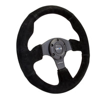 Load image into Gallery viewer, NRG Reinforced Steering Wheel (320mm) Suede w/Black Stitch - RST-012S