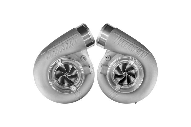Turbosmart V-Band 0.96AR Oil Cooled TS-1-7675C Mirror Twin Turbo Package - TS-1-7675C-VB096E-MT