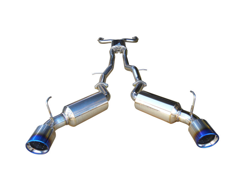 Injen 08-13 Infiniti G37 V6 3.7L RWD Coupe Only 76mm Stainless Steel Exhaust w/ Titanium Tips - SES1997TT