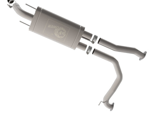 aFe Vulcan Series 3in Stainless Steel Cat-Back Exhaust w/ Black Tip Nissan Armada 25-26 V6-3.5L (tt) - 49-36143-B