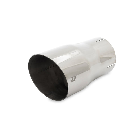 Mishimoto Clamp-On Single Wall Exhaust Tip 5in Outlet - Polished - MMEXH-TIP-SWP