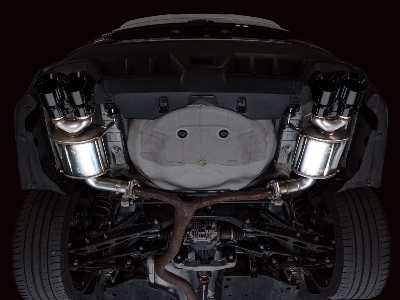 AWE Tuning 22-25 Subaru VB WRX Touring Edition Axle-Back Exhaust - Diamond Black Tips - 3015-43424