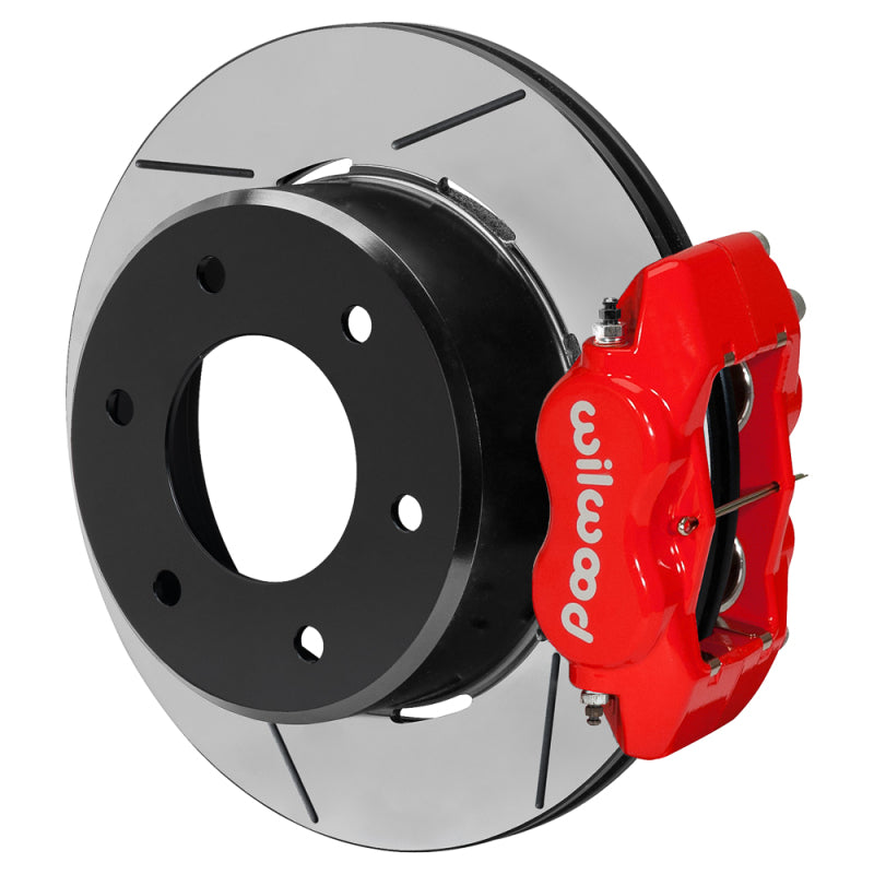 Wilwood kit rear DISC/DRUM FDLI C10/K10 63-87/K5 blazer 69-91 6LUG 2.46 off 12.19 GT red - 140-18158-R