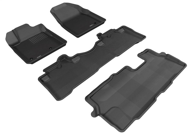 3D MAXpider 09-15 Honda Pilot Kagu Black Full Set - L1HD05801509
