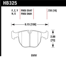 Load image into Gallery viewer, Hawk HPS Street Brake Pads - HB325F.720