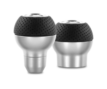 Load image into Gallery viewer, Momo Race Shift Knob - Aluminum, Black Airleather Insert - ALUAIR