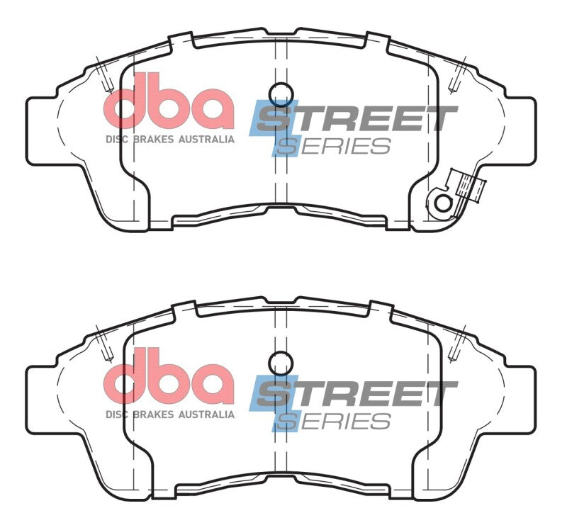 DBA 93-97 Geo Prism Street Series Front Brake Pads - DB1267SS