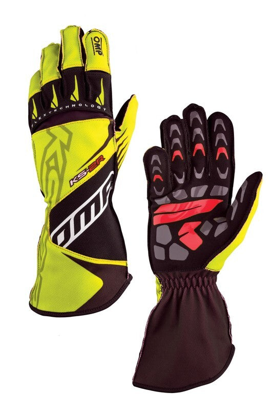 OMP KS-2R GLOVES MY2022 WHITE/RED SIZE XL - KB0-2749-A01-120-XL