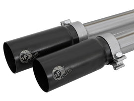 aFe Rebel Series 3in to 2.5in 409 SS Cat-Back Exhaust w/ Black Tips 09-18 GM Silverado/Sierra 5.4L - 49-44098-B