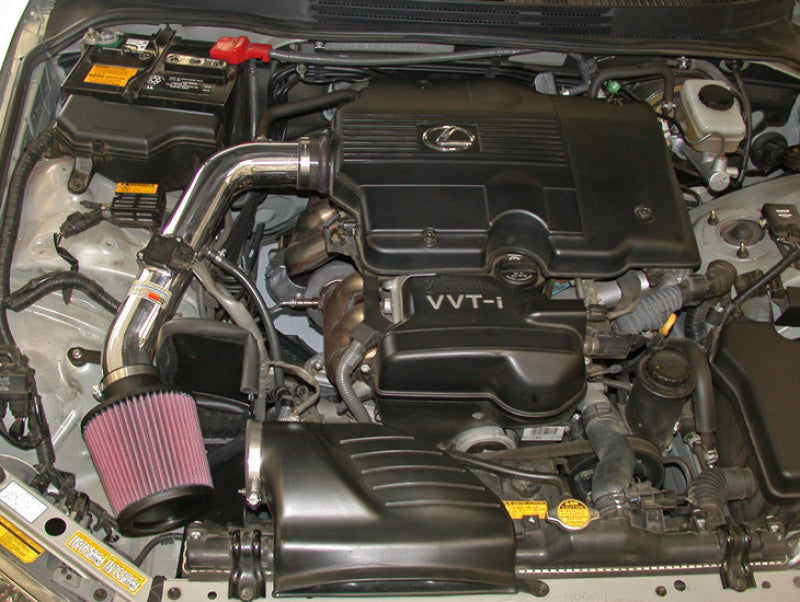 K&N Performance Intake Kit TYPHOON LEXUS IS300 L6-3.0L 01-02 - POLISHED - 69-8700TP