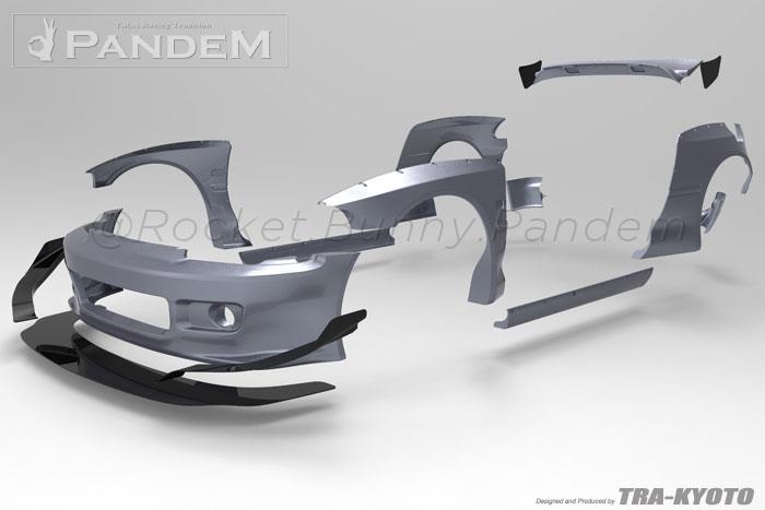 GReddy 92-95 Honda Civic EG Hatchback Pandem Rocket Bunny Front Bumper - 17050111