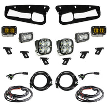 Load image into Gallery viewer, Baja Designs 21-22 Ford Bronco w/Steel Bumper S2 SAE Sportsmen Fog Pocket Light Kit - Amber - 448178