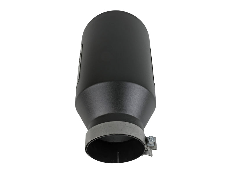 aFe Power Universal 5in Inlet 8in Outlet MACH Force-XP Clamp-On Exhaust Tip - Black - 49T50801-B15