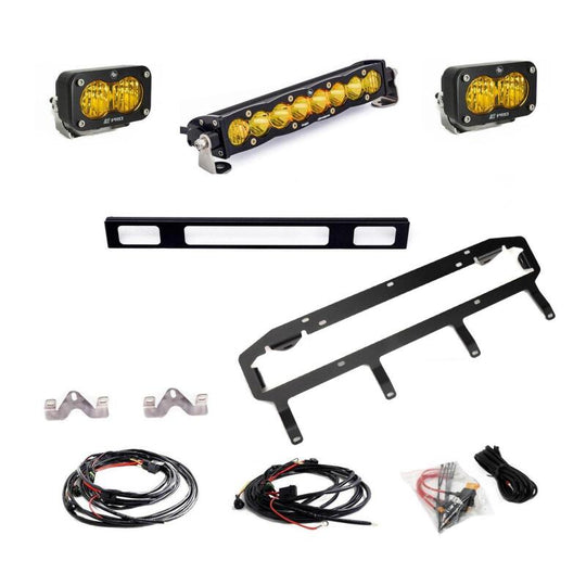 Baja Designs 2025 Toyota 4Runner TRD 10in Pro S2 Pro Grille Light Replacement Kit - Amber - 448294