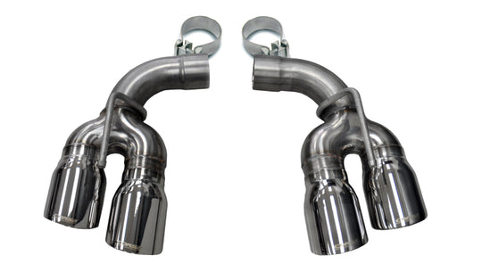 Corsa 2017-2024 Chevy Camaro SS 2.75in Inlet / 4in Outlet Polished Tip Kit (For Corsa Exhaust Only) - 14774