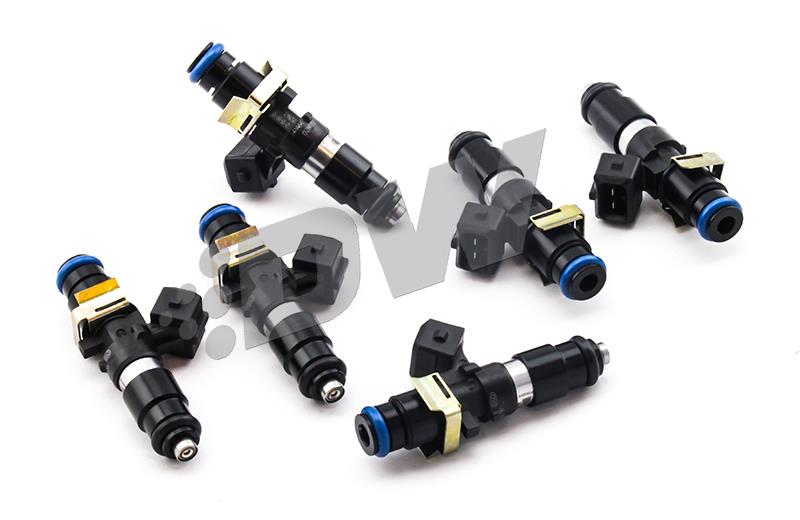 DeatschWerks 93-98 Toyota Supra TT (14mm O-Ring for Top Feed) Bosch EV14 1200cc Injectors (Set of 6) - 16MX-14-1200-6