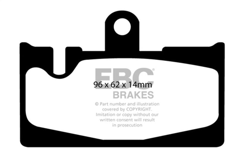 EBC 01-06 Lexus LS430 4.3 Greenstuff Rear Brake Pads - DP21397