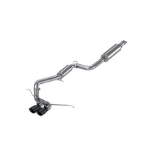 Load image into Gallery viewer, MBRP 13-17 Ford Focus ST 2.0L EcoBoost Dual Center Outlet T409 3in Cat Back w/ Black Tips - S4200409BT