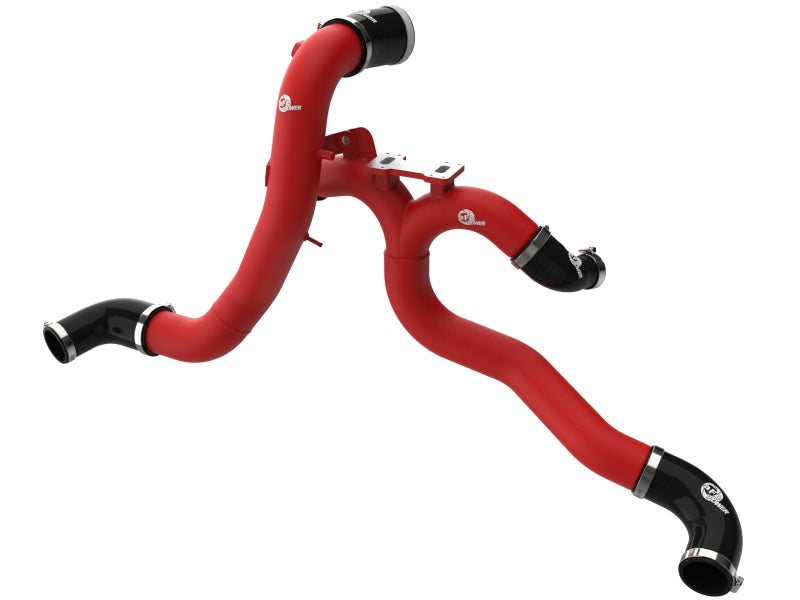 aFe 19-26 Genesis G70 V6 3.3L (tt) BladeRunner Aluminum Hot/Cold Charge Pipe Kit - Black - 46-20804-R
