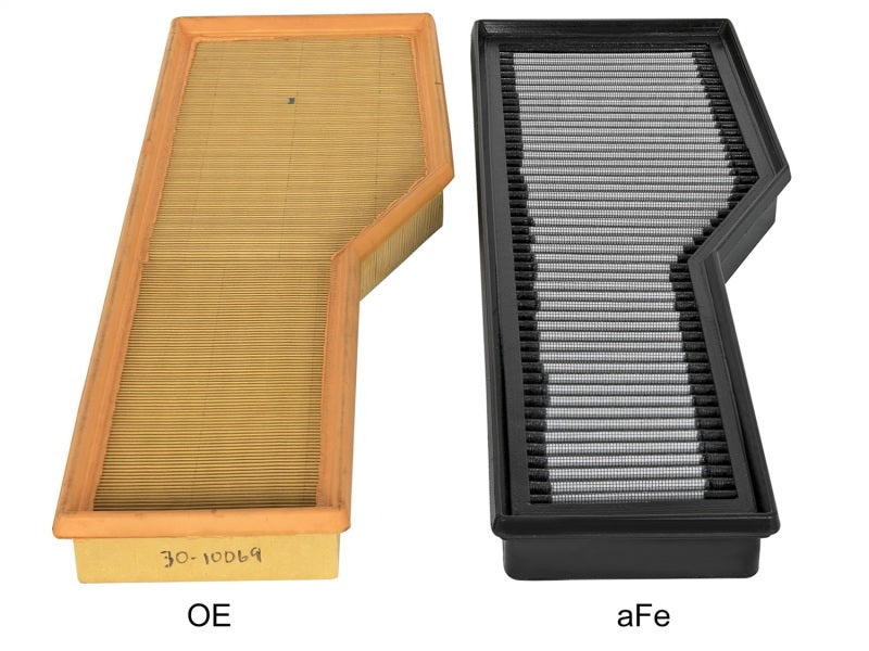 aFe Magnum FLOW Pro DRY S OE Replacement Filter 04-08 Porsche 911 Carrera (997) H6 3.6L - 31-10069