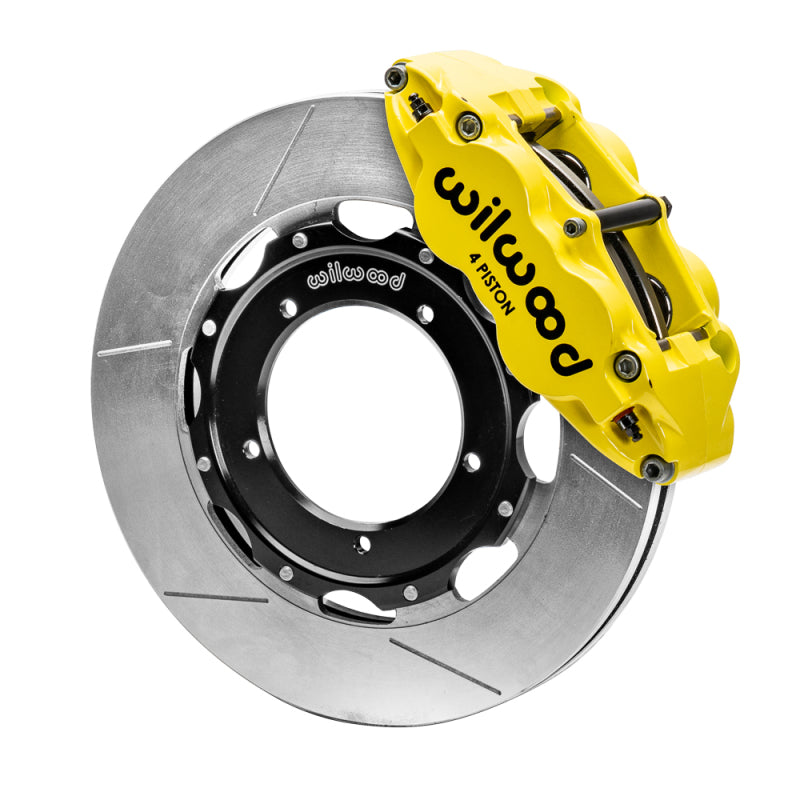 Wilwood 69-74 Porsche 911 Front Superlite Brake Kit 3in MT Slotted Face - Yellow - 140-16937-Y
