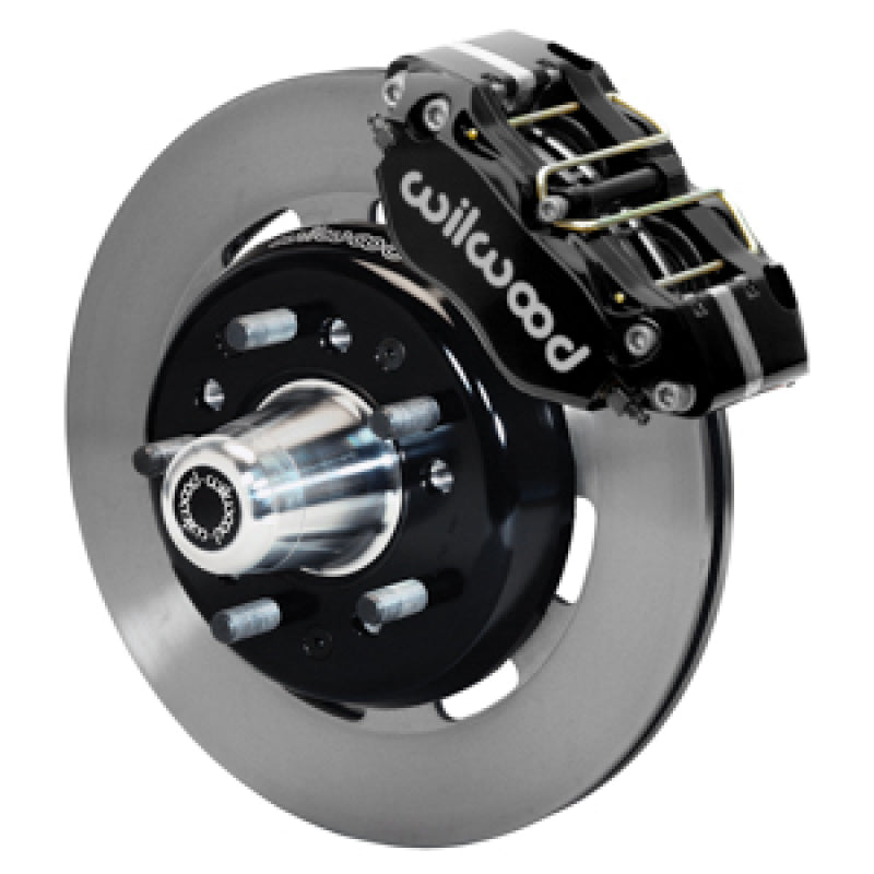 Wilwood 55-57 Chevy Bel Air w/ Wilwood Tri-Five Spindle Dynapro 4 Kit, 5x4.50in/4.75in Hub - 140-16907