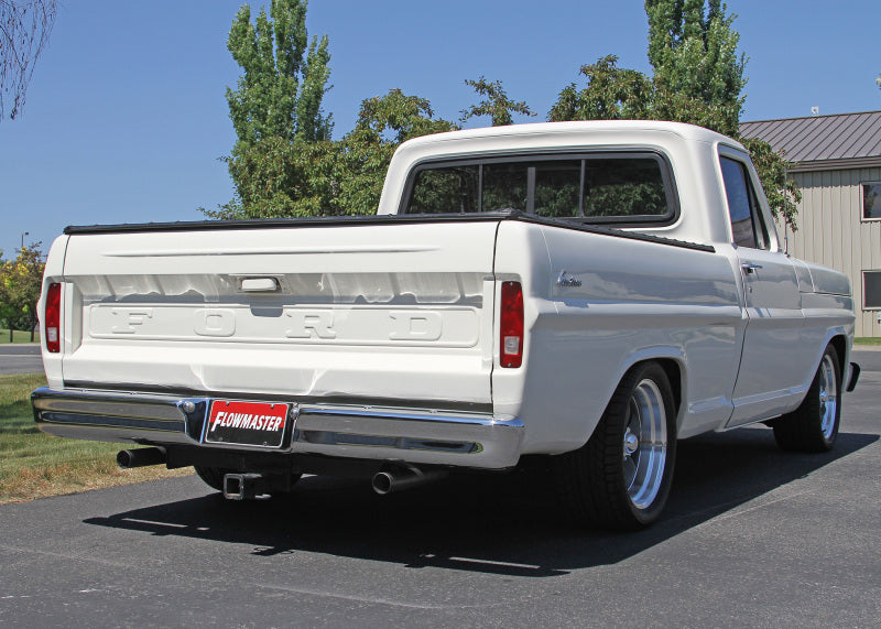 Flowmaster 67-72 Ford F100 American Thunder Exhaust System - (w/o Side Tank) - 817938
