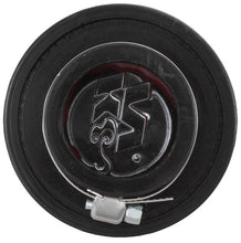 Load image into Gallery viewer, K&amp;N 1.5in Flange ID x 3in OD x 2.5in H Chrome Finish Rubber Base Crankcase Vent Filter - 62-1460