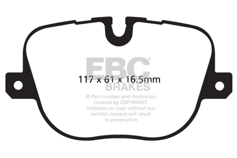 EBC 12-13 Land Rover Ranger Rover Sport Bluestuff Rear Brake Pads - DP52068NDX