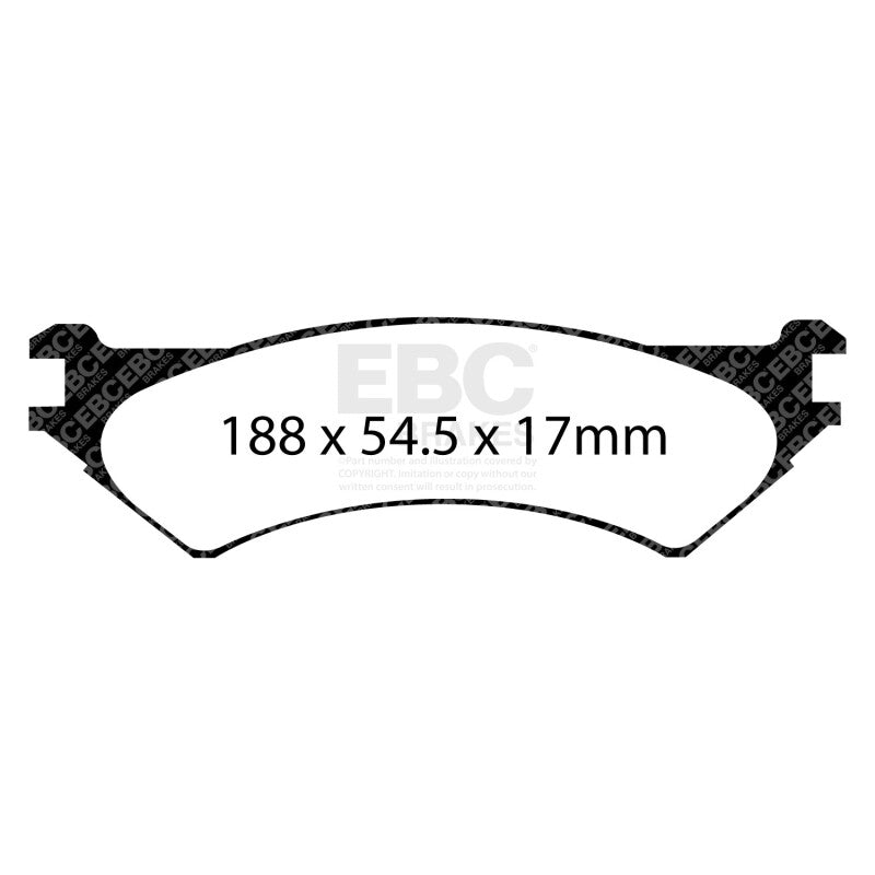 EBC 97-00 Ford Econoline E250 4.2 (4 Wheel ABS) Greenstuff Rear Brake Pads - DP61787