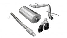 Load image into Gallery viewer, Corsa 2010-2013 Chevrolet Silverado Crew Cab/Short Bed 1500 4.8L V8 Black Sport Cat-Back Exhaust - 14925BLK