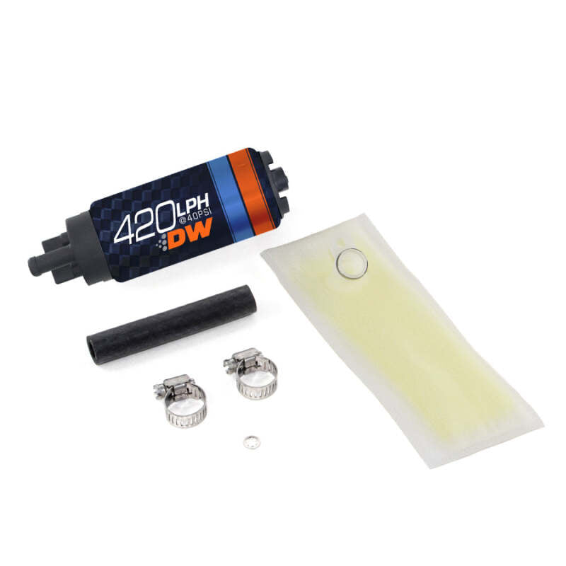DeatschWerks DW420 Series 420lph In-Tank Fuel Pump w/ Install Kit For Integra 94-01 and Civic 92-00 - 9-421-0846