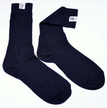 Load image into Gallery viewer, RaceQuip SFI 3.3 Fire Retardant Socks X-Small -Shoe Size 1-4 Black - 411991