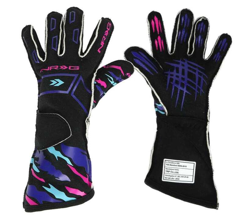 NRG Racing Gloves FIA 8856-2018- Small - GS-700BK-S
