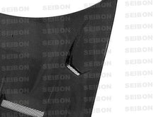 Load image into Gallery viewer, Seibon 93-02 Mazda RX7 FD3S TS Style Carbon Fiber Hood - HD9396MZRX7-TS