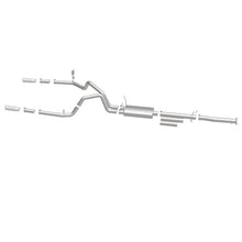 Load image into Gallery viewer, MagnaFlow Stainless Cat-Back Exhaust 2015 Chevy Silverado 2500HD 6.0L Dual Split Rear Exit 4in - 19027