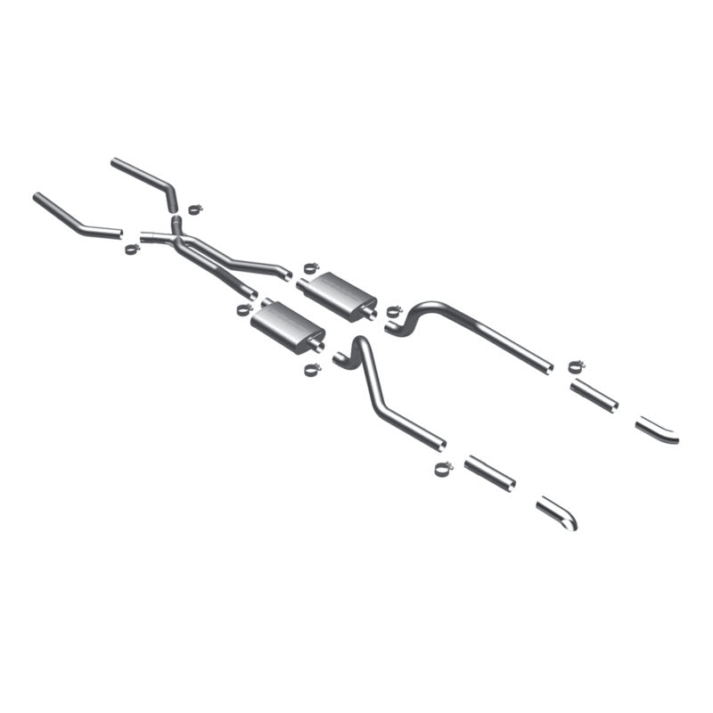 MagnaFlow SYS Cat-Back 67-70 Mustang 2.50inch w/Tru-X - 15816