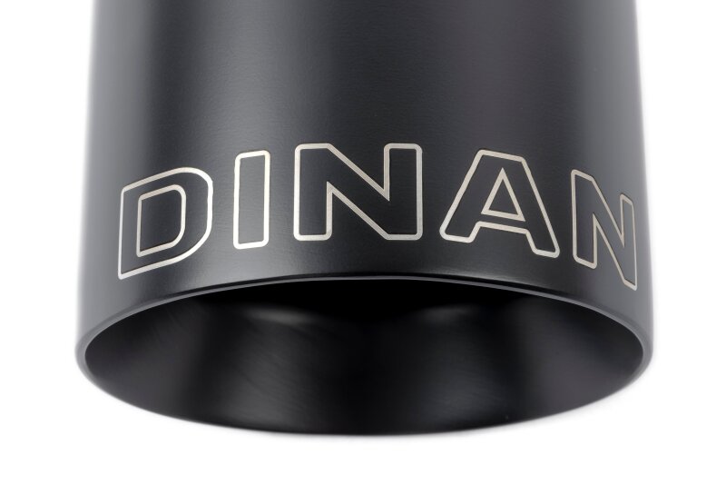 Dinan Double-Walled 4.5in Clamp-On Exhaust Tip - Black - 4.5in Outlet / 3.25in Inlet - D663-0646-BOX