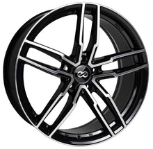 Load image into Gallery viewer, Enkei SS05 17x7.5 5x100 45mm Offset 72.6mm Bore Black Machined Wheel - 511-775-8045BKM