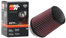 Load image into Gallery viewer, K&amp;N Universal Air Filter 3-1/2in Flange / 5-1/2in Base / 4-1/2in Top / 6-1/2in Height - RU-4630