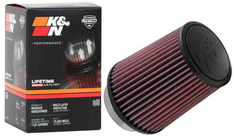 K&N Universal Air Filter 3-1/2in Flange / 5-1/2in Base / 4-1/2in Top / 6-1/2in Height - RU-4630